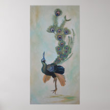 Proud As A Peacock Poster