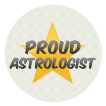Proud Astrologist Round Stickers