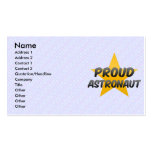Proud Astronaut Business Card Templates