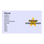 Proud Athletic Coach Business Card Templates
