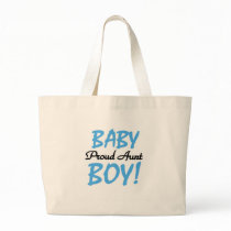 Proud Aunt Baby Boy Tshirts and Gifts Tote Bag