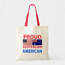 Proud Australian American Tote Bags