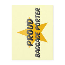 Proud Baggage Porter Post Card
