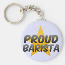 Proud Barista Keychains