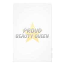 Proud Beauty Queen Stationery Paper