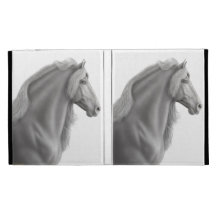 Proud Black Friesian Horse iPad Case