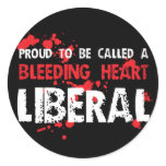 Proud Bleeding Heart Liberal stickers