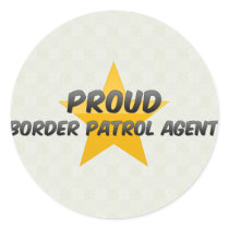 Proud Border Patrol Agent Sticker