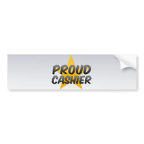 Proud Cashier Bumper Stickers