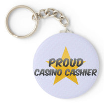 Proud Casino Cashier Keychain