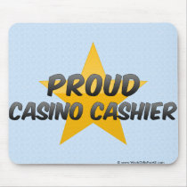 Proud Casino Cashier Mouse Pads