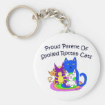 Proud Cat Parent Keychain