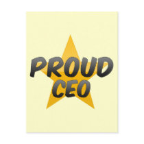 Proud Ceo Postcard