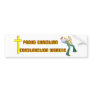 Proud Christian Construction Worker design Bumper Stickers