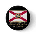 Proud Citizen of  Florida Pinback Buttons