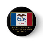 Proud Citizen of  Iowa Pinback Button