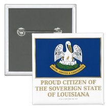 Proud Citizen of  Louisiana Pins