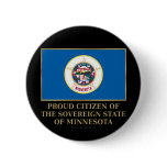 Proud Citizen of  Minnesota Pinback Button