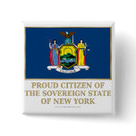 Proud Citizen of New York Button