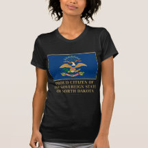 Proud Citizen of North Dakota T Shirt