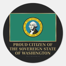Proud Citizen of Washington Sticker