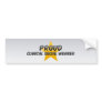 Proud Clinical Social Worker Bumper Sticker