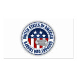 Proud Coast Guard Daughter Business Card Template