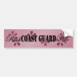 Proud Coast Guard Wife Rose Flowers Bumper Sticker