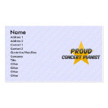 Proud Concert Pianist Business Cards