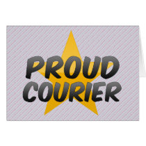 Proud Courier Greeting Card