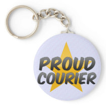 Proud Courier Keychain