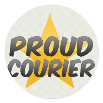 Proud Courier Stickers