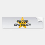 Proud Cow Milker Bumper Stickers