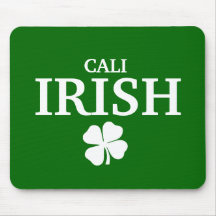 Proud Custom Cali Irish City T-Shirt Mousepads