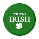 Proud Custom Chennai Irish City T-Shirt magnets