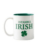 Proud Custom Istanbul Irish City T-Shirt mugs