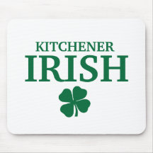 Proud Custom Kitchener Irish City T-Shirt Mouse Pad