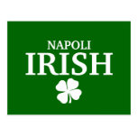 Proud Custom Napoli Irish City T-Shirt Postcard