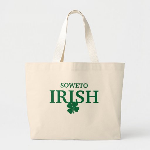 Proud Custom Soweto Irish City T-Shirt Canvas Bags