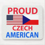 Proud Czech American Mouse Pads