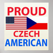 Proud Czech American Print