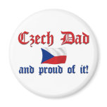 Proud Czech Dad Fridge Magnets