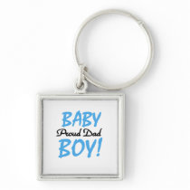 Proud Dad Baby Boy Gifts Keychains