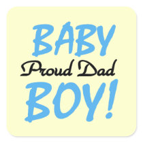 Proud Dad Baby Boy Gifts Stickers