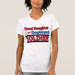 Proud Daughter of a Deployed Soldier w/ Name shirt