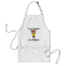 Proud Daughter of Firefighter Tshirts and Gifts Aprons