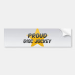 Proud Disc Jockey Bumper Sticker