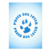 Proud Dog Lover Custom Announcements