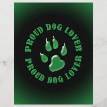 Proud Dog Lover Custom Flyer