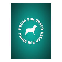 Proud Dog Owner Personalized Invites